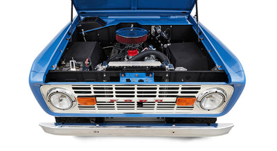 Classic Ford Bronco engine bay