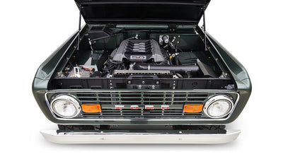 Classic Ford Bronco engine bay