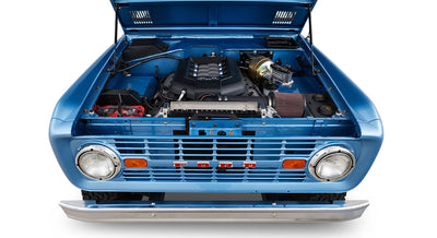Classic Ford Bronco engine bay