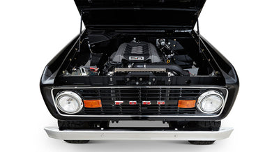 Classic Ford Bronco engine bay