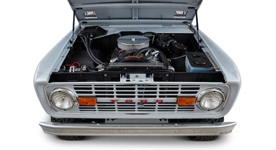 Classic Ford Bronco engine bay