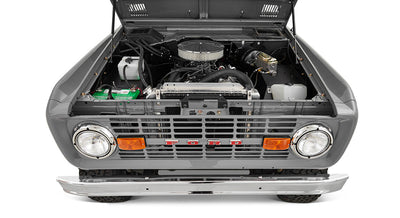 Classic Ford Bronco engine bay