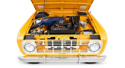 Classic Ford Bronco engine bay