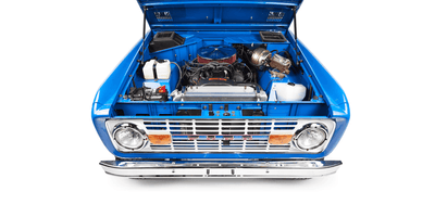 Classic Ford Bronco engine bay