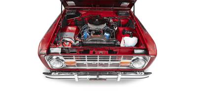Classic Ford Bronco engine bay