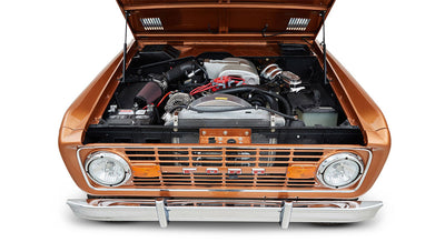 Classic Ford Bronco engine bay