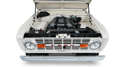 Classic Ford Bronco engine bay