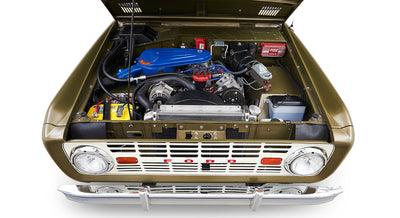 Classic Ford Bronco engine bay