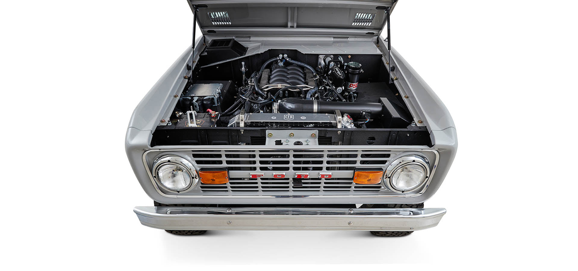 Ford Bronco 1967 Gray Coyote Series Half Cab