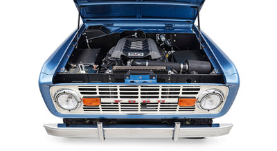 Classic Ford Bronco engine bay