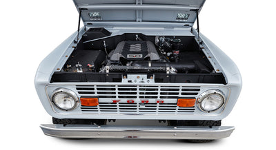Classic Ford Bronco engine bay