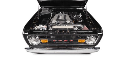 Classic Ford Bronco engine bay