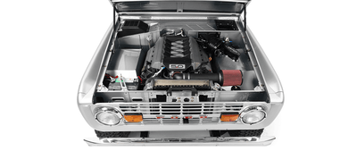 Classic Ford Bronco engine bay