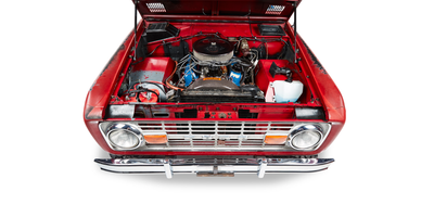 Classic Ford Bronco engine bay
