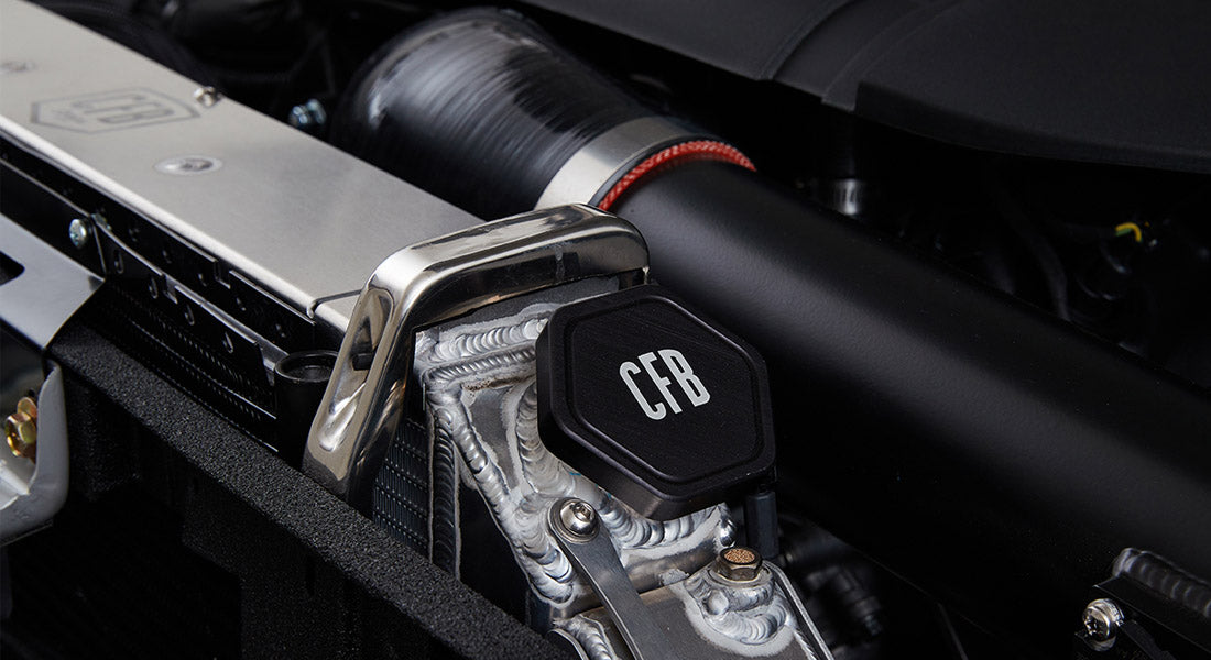 Classic Ford Bronco engine bay