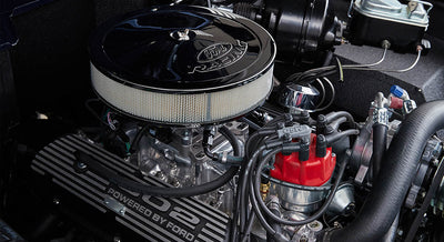Classic Ford Bronco engine bay