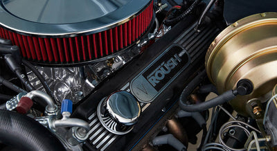 Classic Ford Bronco engine bay