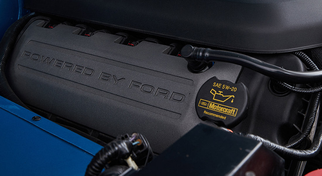 Classic Ford Bronco engine bay
