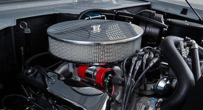Classic Ford Bronco engine bay
