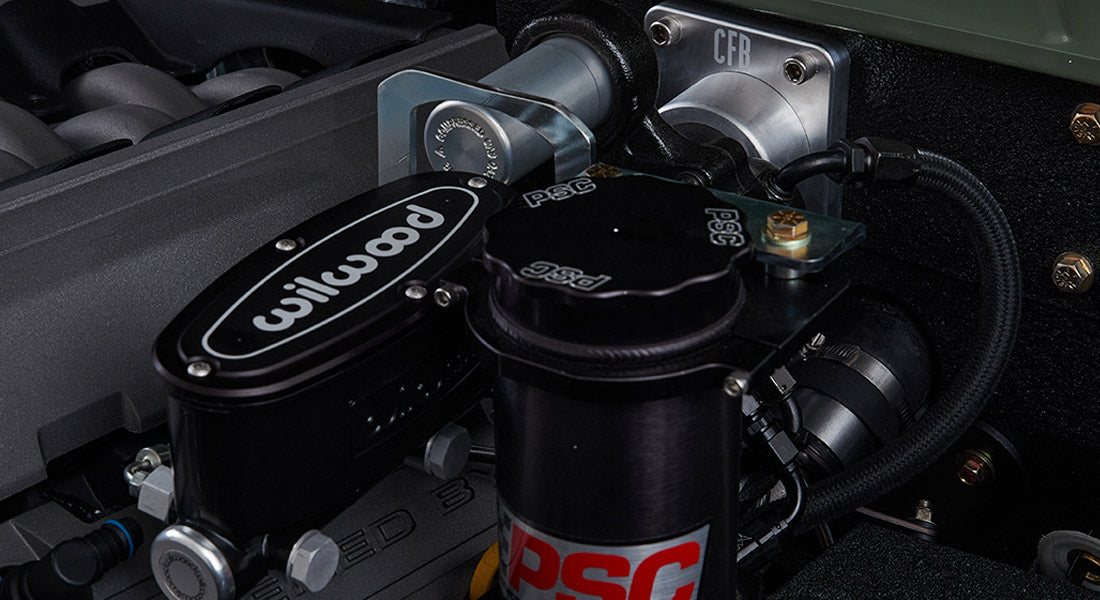Classic Ford Bronco engine bay