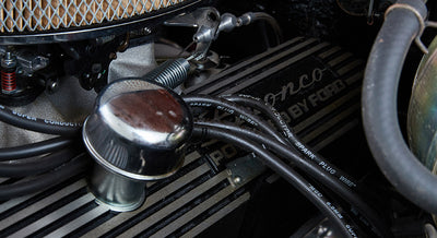 Classic Ford Bronco engine bay