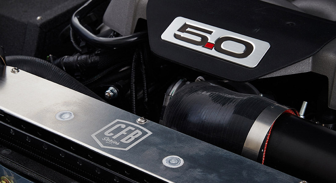 Classic Ford Bronco engine bay