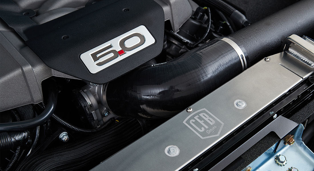 Classic Ford Bronco engine bay