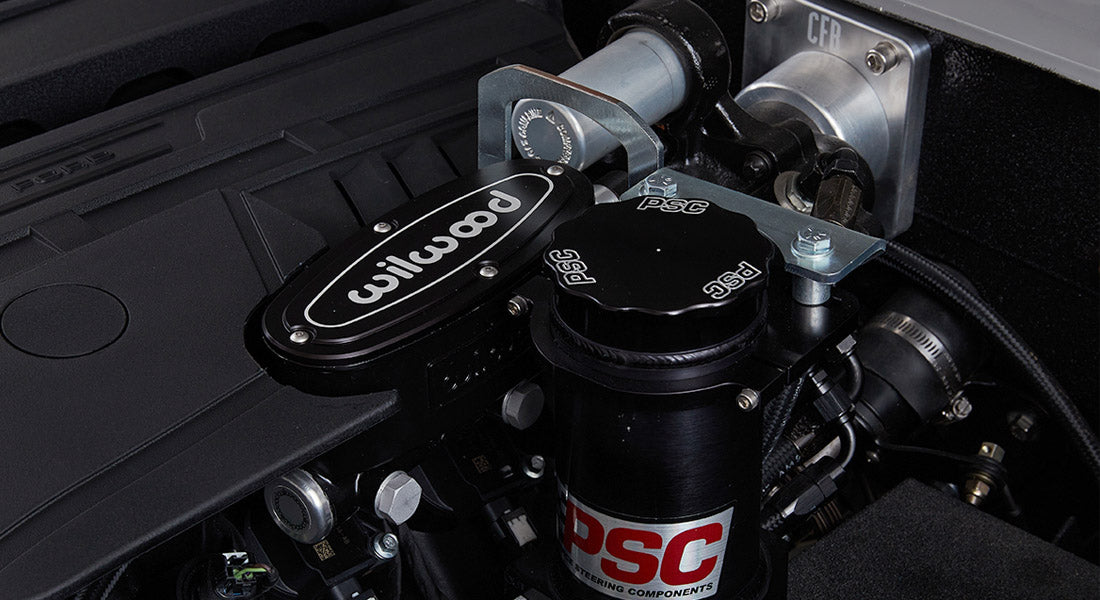 Classic Ford Bronco engine bay