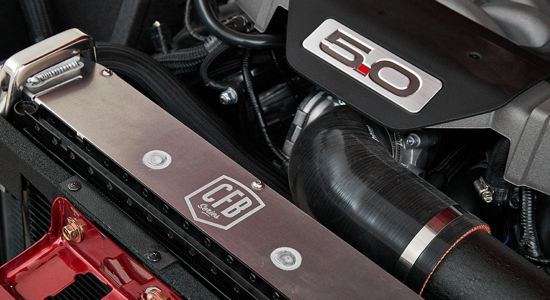 Classic Ford Bronco engine bay