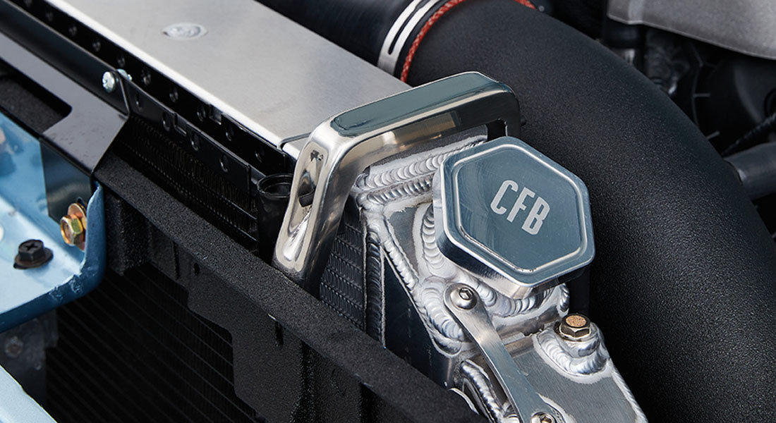 Classic Ford Bronco engine bay