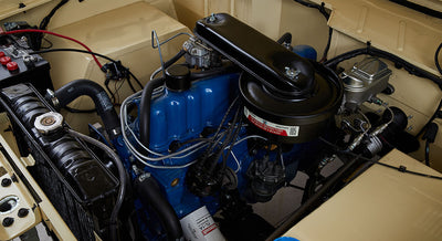 Classic Ford Bronco engine bay