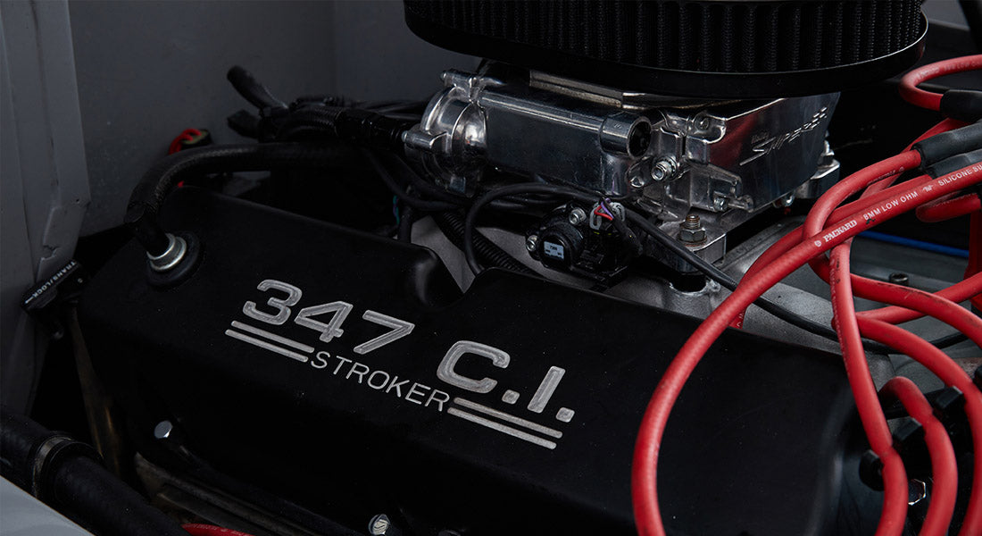 Classic Ford Bronco engine bay