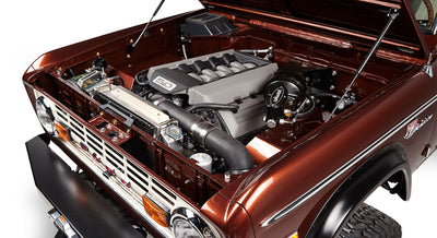 Classic Ford Bronco engine bay