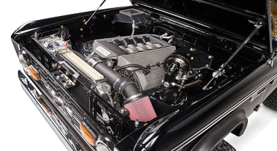 Classic Ford Bronco engine bay