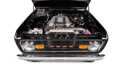 Classic Ford Bronco engine bay