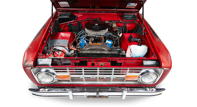 Classic Ford Bronco engine bay