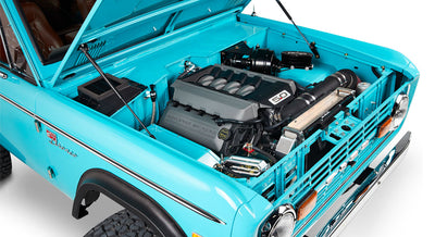Classic Ford Bronco engine bay