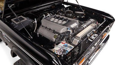 Classic Ford Bronco engine bay