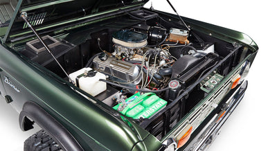 Classic Ford Bronco engine bay