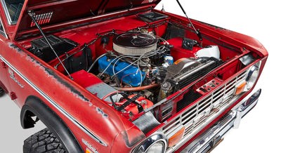 Classic Ford Bronco engine bay