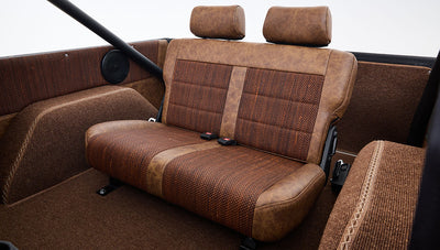 Ford Bronco 1968 Saddle Bronze Coyote Series Custom Cigar Leather Interior