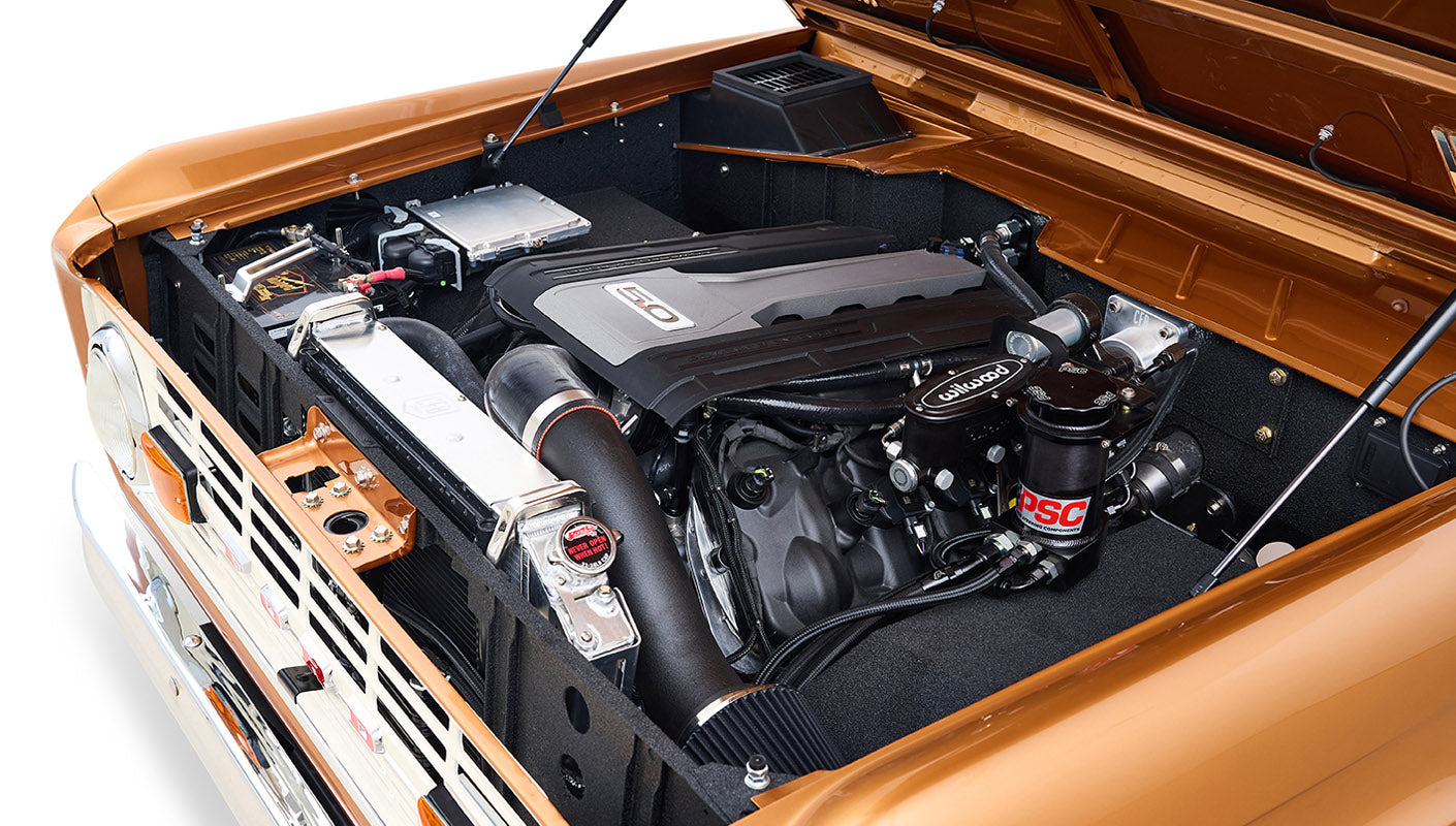 Ford Bronco 1968 Saddle Bronze Coyote Series Custom 3rd Gen Coyote 5.0L Engine