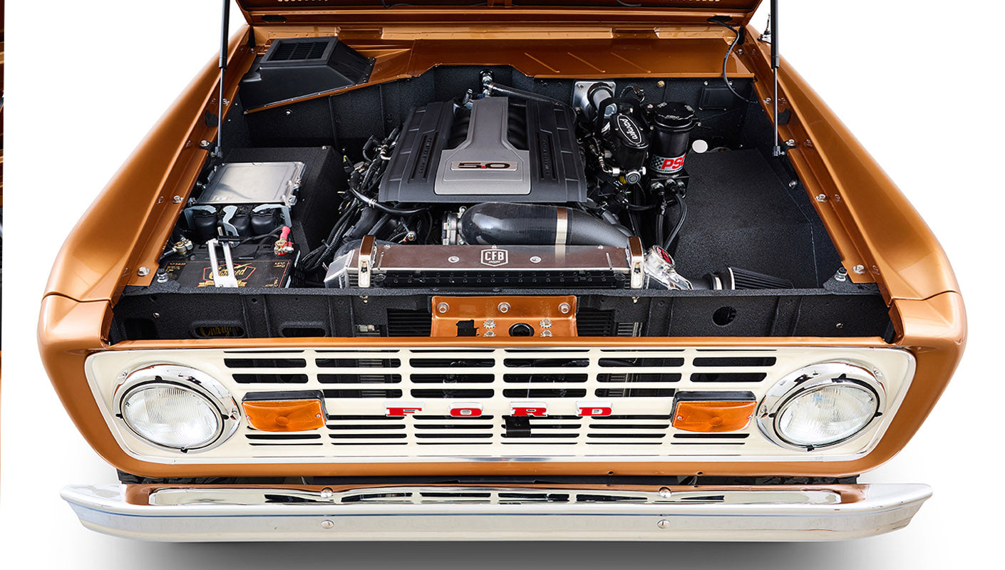 Ford Bronco 1968 Saddle Bronze Coyote Series Custom 3rd Gen Coyote 5.0L Engine