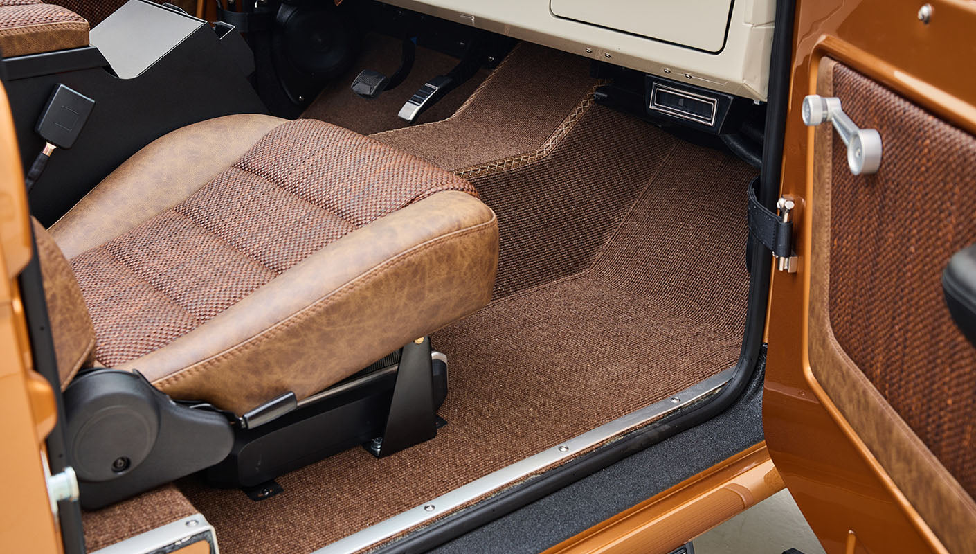 Ford Bronco 1968 Saddle Bronze Coyote Series Custom Carpet