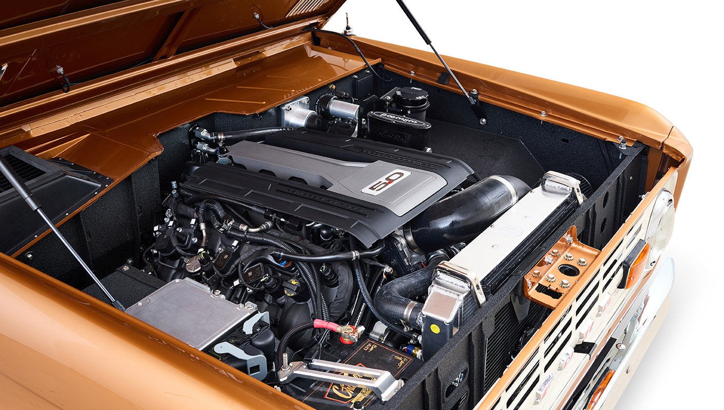 Ford Bronco 1968 Saddle Bronze Coyote Series Custom 3rd Gen Coyote 5.0L Engine