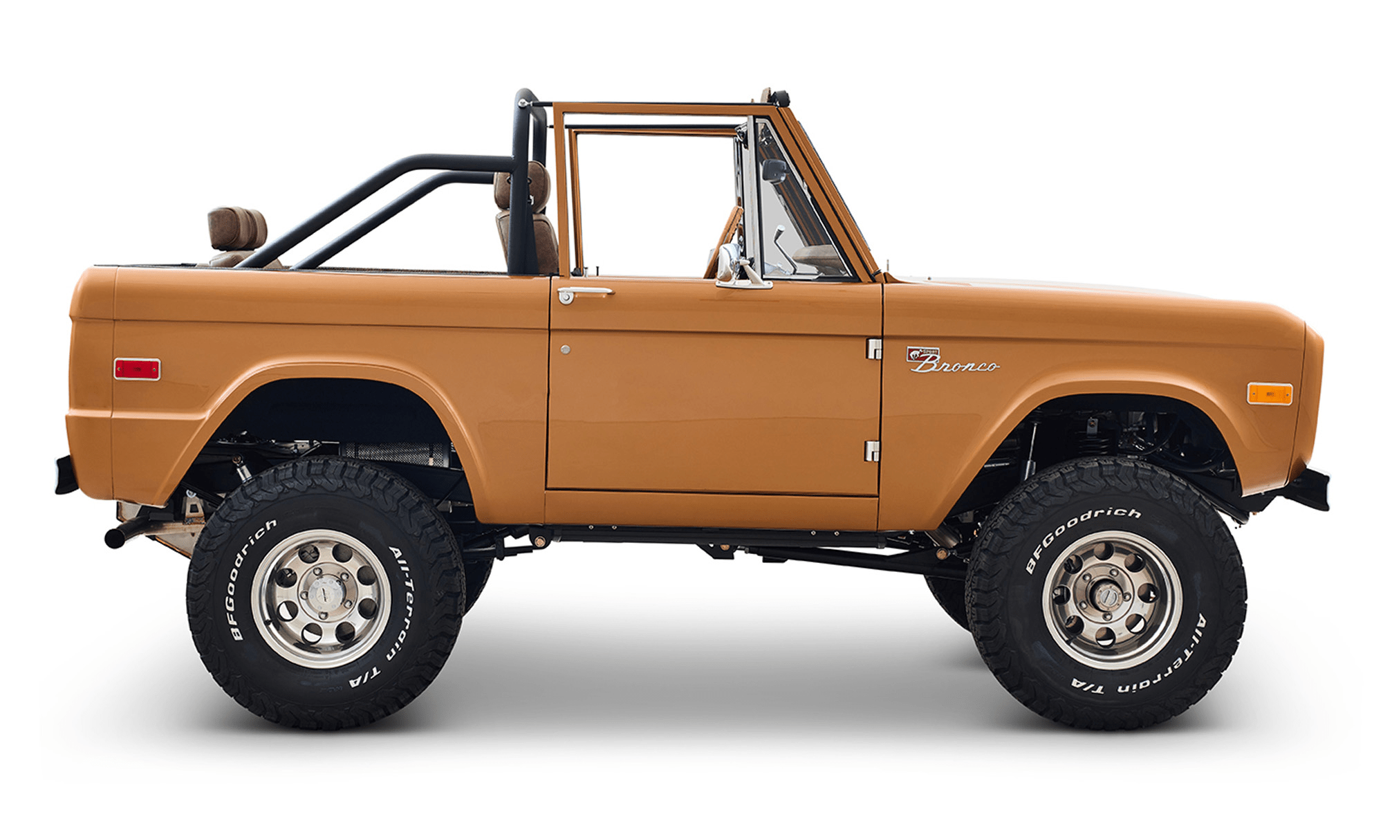 Classic Ford Bronco Ford Bronco 1968 Saddle Bronze Coyote Series Passenger Side series
