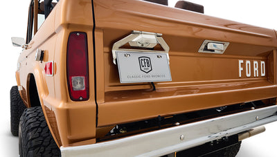 Ford Bronco 1968 Saddle Bronze Coyote Series Custom Plate