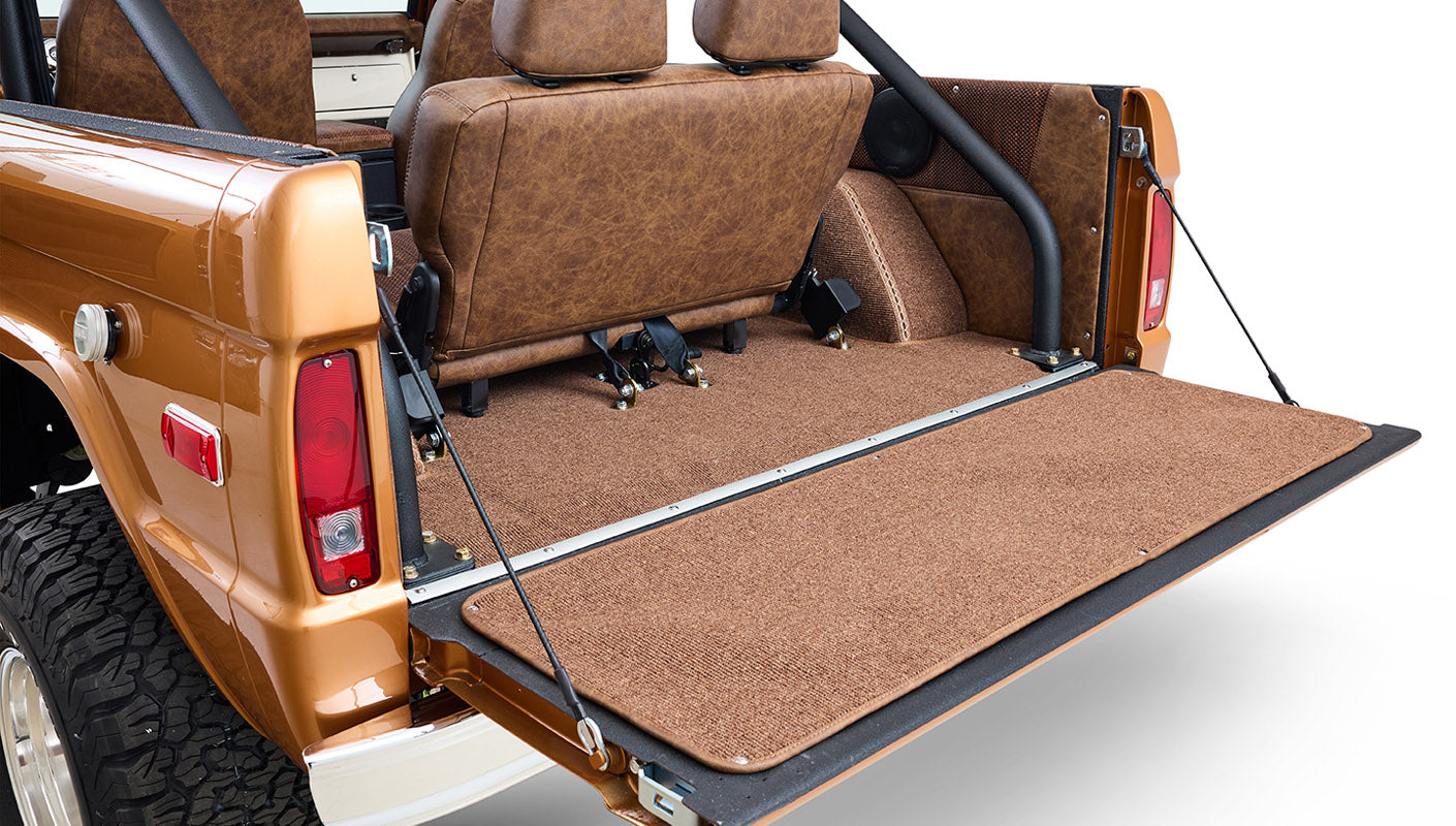 Ford Bronco 1968 Saddle Bronze Coyote Series Custom Carpet