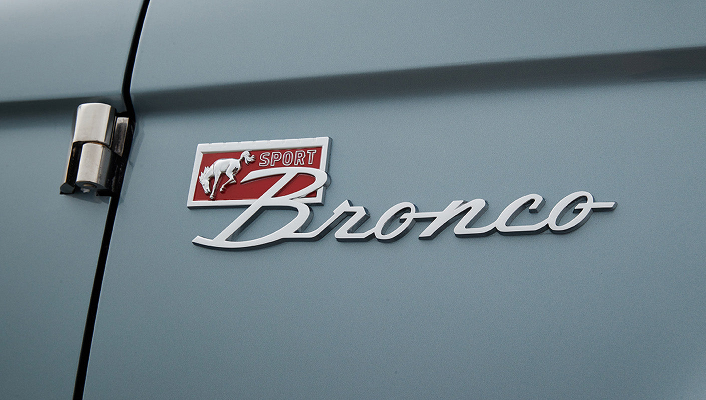 Ford Bronco 1968 Winchester Gray 302 Series with White Soft Top Bronco Sport