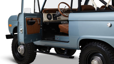 Ford Bronco 1968 Winchester Gray 302 Series with White Soft Top